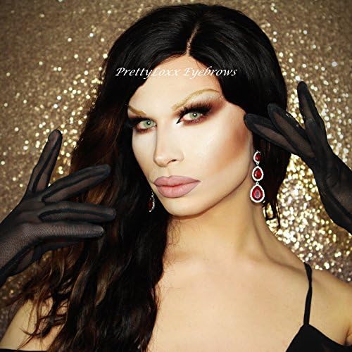 PrettyLoxx Real Hair Lace Eyebrows x1 pair with adhesive and eyelashes #9