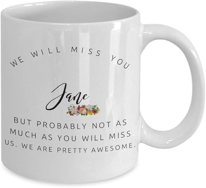 Personalised Gifts Mug for him her Colleagues Custom Coffee Best Friend