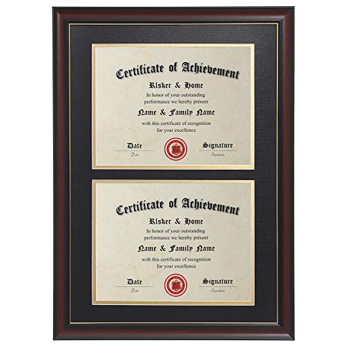 ELSKER&HOME Double Diploma Frames 14x20 for Two 8.5x11 Diplomas