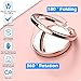 IHUIXINHE Cell Phone Finger Ring Holder, 360° Adjustable Ring Grip Kickstand for iPhone X 8 7P 6 6S, Samsung Galaxy S8 S7 Edge, Tablet, Fit Magnetic Car Mount (4pcs Mirror)