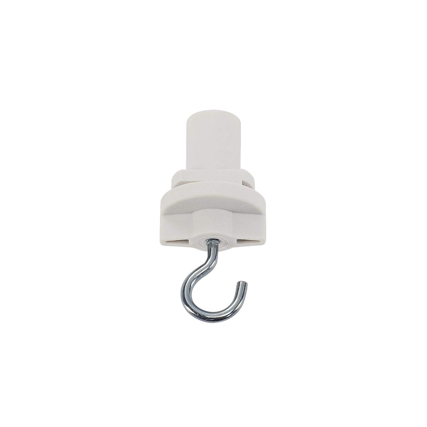SLV 3-Phase Adapter with Hook for S-Track 3P. Track/White