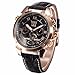 Gute Jaragar Luxury Style Automatic Mechanical Wrist Watch Decor Tourbillon Rose Gold (Rose Gold)