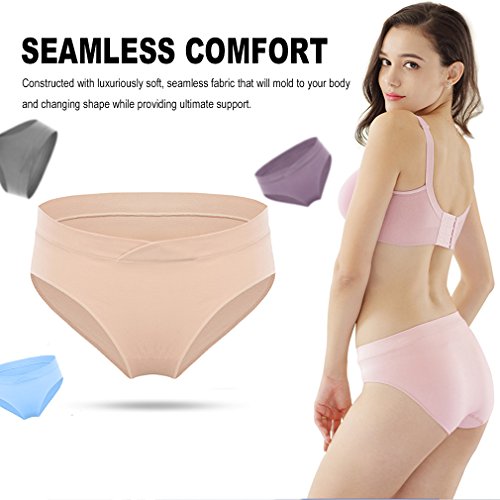 Hoplynn Bamboo Seamless Maternity Underwear Antibacterial Maternity