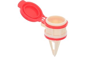 Unomor Box Drinks Diverter with Lid Detachable Silicone Pour Spout Extension for Milk Juice and Beverage Cartons Easy to Clea