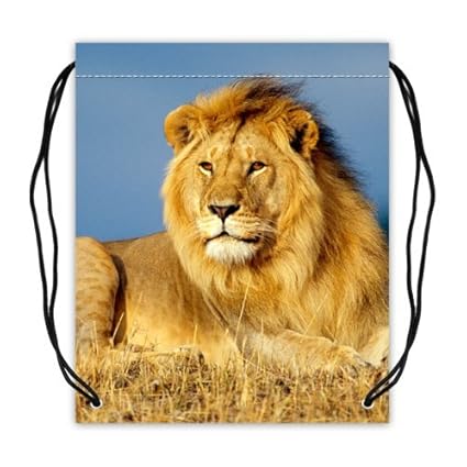 Wild Animal el rey León bolsa cordón mochila Bolsa Cadena saco ...