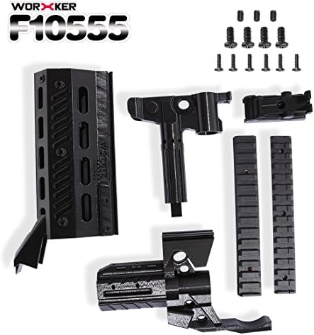 Worker F10555 3D Printing Upgrade Version Modified Decor Kit for nerf stryfe - Black
