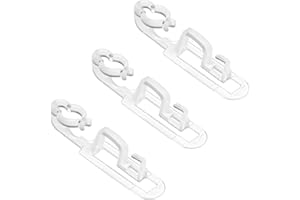 OURTRONESS Christmas Light Clips, 60 PCS Omni All-in-One Outdoor Gutter Clips Compatible with C9, C7, C6 Light Strings, Gutter Hooks for Roof, Gutters or Shingles