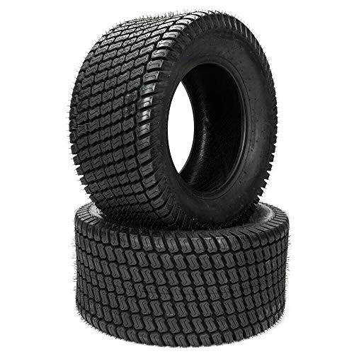 SUNROAD 2pcs 24x12.00-12 Turf Tire Master Lawn Mower Tires 6 Ply P512 24x12x12 24x12-12