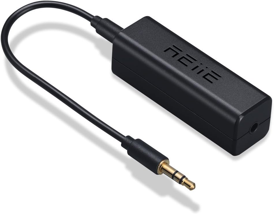 Ground Loop Noise Isolator Car Speaker Noise Filter Bluetooth For Bluetooth Car Kit Audio System Home Stereo with 3.5mm Audio Cable
