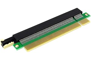 GODSHARK PCI-E 164 pin Slot PCI-Express 16X Riser Card, Male to Female Extension Protector Upward Riser Adapter Card 1U 2U