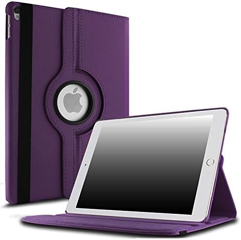 iPad Pro 10.5 Case, DATOtech Premium Litchi Grain Leather 360 Degree Rotating Stand Smart Case Cover with Auto Sleep/Wake Feature for Apple iPad Pro 10.5 inch 2017 (Purple)