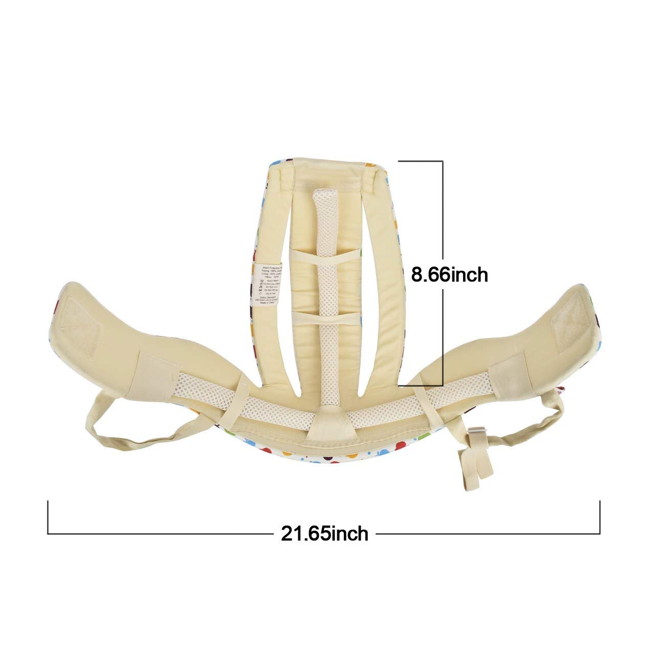 Magiin Casco Seguridad Bebe Nino Bien Proteccion La Tete De Bebe Domestico Para Marcha Adjustable Antigolpes Blanco Blanco Protecciones Y Cerraduras Educators Bebe