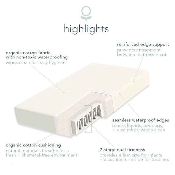 naturepedic dual firmness crib mattress