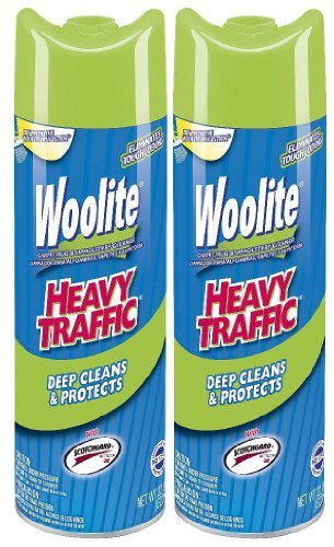 Woolite Heavy Traffic Carpet Cleaning Foam with Scotchgard, 22 oz-2 pk