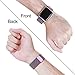DaQin Bands Compatible with Apple Watch 38mm Men and Women, Milanese Metal Magnetic Mesh Loop Wristbands for Apple iWatch Series 3 2 1 Colorful