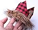Lumberjack Crown For 1st Birthday - First Birthday Hat For Lumberjack, Buffalo Check Plaid Party, Red Black Tan Wilderness Birthday Crown, Camping Birthd