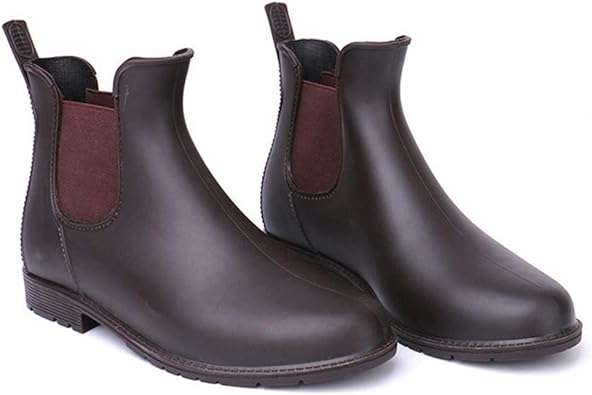 Amazon 天下 レインブーツ レディース サイドゴア ショート丈 チェルシー レインシューズ 防水 雨靴 カジュアル シンプル 滑り止め 歩きやすい 無地 快適 防水 耐滑 おしゃれ 軽量 梅雨対策 晴雨兼用 通勤 通学用 花見 アウトドア 大きいサイズ レインシューズ