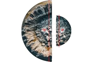 AR Layout WTC - 9-inch Neoprene Target for Augmented Reality 40k Wargaming Table Setup