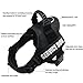 Fairwin Service Dog Vest-No-Pull Dog Harness with Handle Adjustable Reflective Patches in Training Vest Harness for Small Medium Large Breed Outdoor Walking
