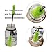 Silicone Bottle Brush - Baby Bottle Cleaner Brush, Water Bottle Brush and Travel Bottle Brush, with An Extra Brush Head