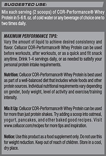 image for Cellucor Whey Protein Isolate Powder with BCAAs, Post Workout Recovery