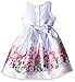 Pippa & Julie Girls' Border Print Party Dress