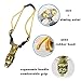 Larel Vitor Slingshot,Stainless Steel Outdoor Hunting Sling Shot of Dragon Head High Velocity Catapult with 1 Rubber Bands and 50 Extra Safety Clay Slingshot Ammo