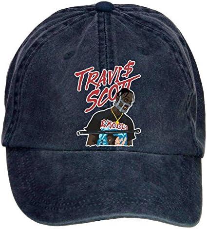 Gaojidian Travis Scott Mask Mamacita Cotton Six-panel Baseball Cap Hats Unisex