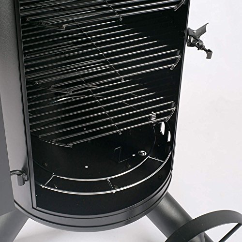 Mayer Barbecue RAUCHA Räucherofen MRO-100 Pro Räucherfass Räuchertonne, 3 Roste Ø 38 cm, 15 Haken für hängendes… – Bild 4