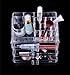 9milelake 3 Storage Clear Acrylic Transparent Makeup Box Organiser Cosmetic Display Case - 8803-2