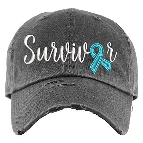 Distressed Baseball Cap OR Ponytail Hat 