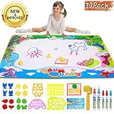 Aywewii Aqua Magic Mat, Large Aqua Magic Doodle Mat Educational Water Drawing Mat for Kids, Kids Painting Writing Doodle Board Toy for Age 2 3 4 5 6 7 8 Year Old Girls Boys