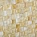 Honey Onyx 3D Small Bread Mosaic Tile, Polished - 6