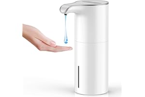 YIKHOM Automatic Liquid Soap Dispenser, 15.37 oz/450mL Soap Dispenser, Touchless Hand Sanitizer Dispenser Electric, Motion Sensor Waterproof Pump for Bathroom Kitchen Dish Soap, USB C Rechargeable