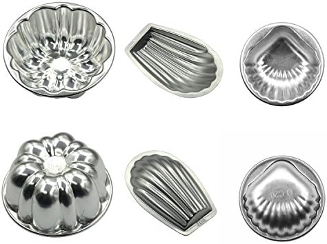 3 Set DIY Metal Bath Bomb Mold Cake Mold with 3 shapes 6 Pieces for Making Lush Bath Bombs & Cake