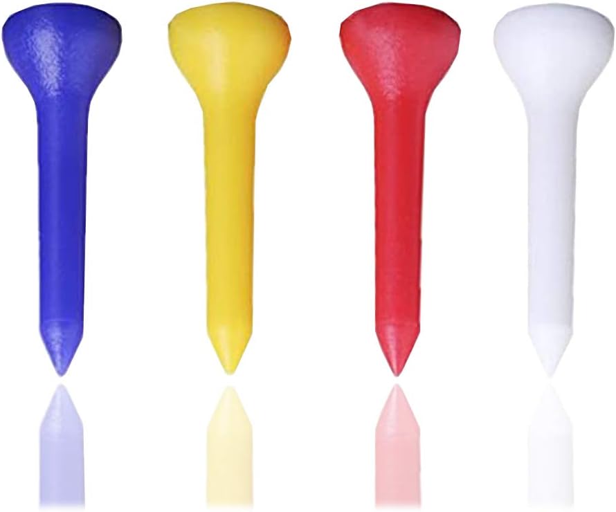 Zivisk Small Golf Tees Plastic 35mm 100 Count Mixed Color