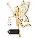 24K Gold Plated Fairy with Wand Ornament Made with Genuine Matashi Crystals
