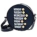 Catty Kelly Emoji Leather Handbag Cross Body Shoulder Messenger Bag (Black)