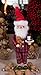 Clever Creations Traditional Wooden Pajama Santa Christmas Nutcracker Collectible Mr. Claus in PJs | Festive Holiday Décor | Holding Milk, Cookies, and Teddy Bear | 100% Wood | 12