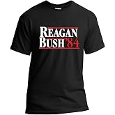 New York Fashion Police Reagan Bush 84 T-Shirt Republican Presidential Election Campaign GOP T-Shirt