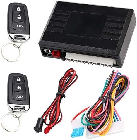 Jx Shoppu キーレスエントリー 注目ブランド 後付キット Au0 アンサーバック ダミーセキュリティー12v ドアロック 車 Entry Keyless Car ロック Led セキュリティ System