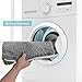 Yueetc Bath Mat, Extra Soft and Absorbent Shaggy Rugs, Machine Wash Dry, Perfect Bathroom Mats - 23x16in - Grey