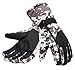 Simplicity Men's Thinsulate Lined Waterproof Winter Ski Gloves,M,Black Camo