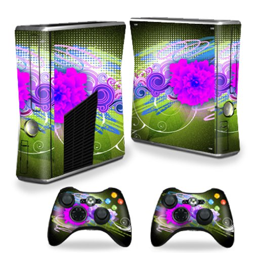 MightySkins Skin Compatible with Microsoft Xbox 360 S Slim + 2 Controller Skins…