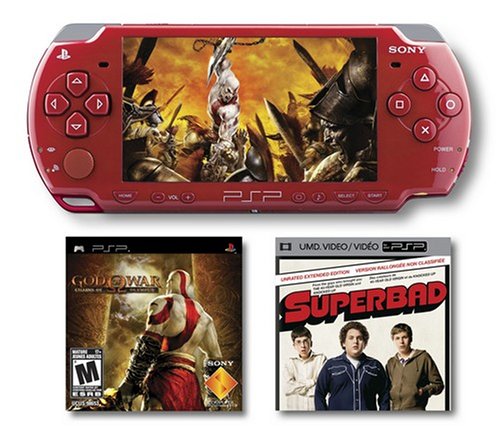 Amazon Com Playstation Portable Limited Edition God Of War Chains Of Olympus Entertainment Pack Red Artist Not Provided Video Games