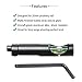 Totoo Metal Bubble Spirit Level Anti Cant for 20mm Weave Picatinny Rail Scope Mounts Sight with Wrench