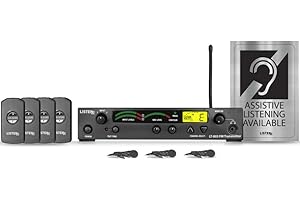 Listen Technologies LP-4VP-072 Assistive Listening DSP Value Package, Includes LT-803-072 Stationary 3-Channel RF Transmitter