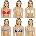 Just Intimates B40013-A-32B Women's Bras (Pack of 6)