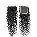 9A Water Wave Closure Brazilian Hair Lace Closure 18 inch Water Wave 4x4 Size Human Hair Closure Color 1b#…