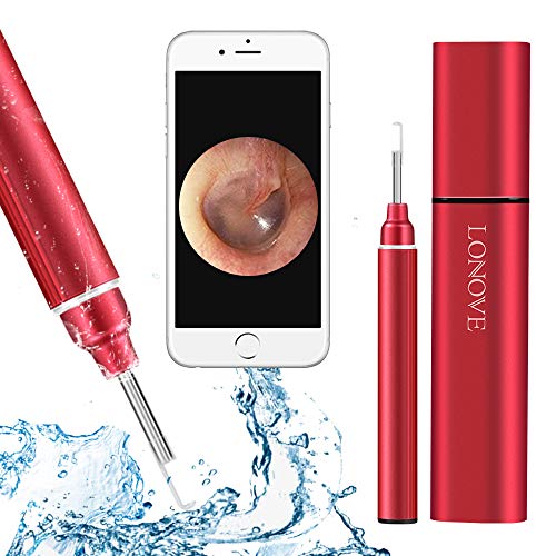 LONOVE Ear Camera Otoscope, Newest 1080P FHD Wireless Pro Ear Wax